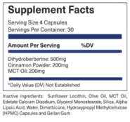 Liposomal Berberine, Cinnamon & MCT Oil